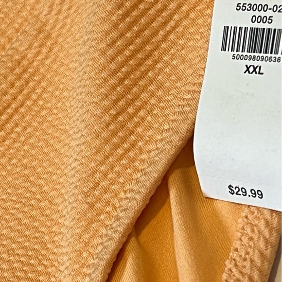 2 Pairs Set Old Navy Women's High-Waisted Pucker Bikini Swim Bottoms XXL Orange - Picture 8 of 16